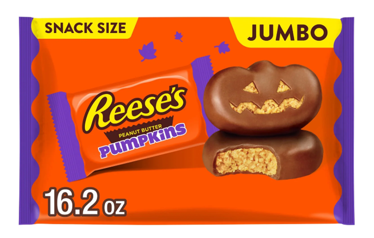 (image for) Reese's Peanut Butter Pumpkin Halloween Candy 16.2oz
